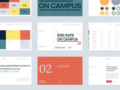 EROC Brand Guidelines activism branding design logo logotype nonprofit typography