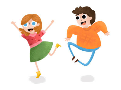Joy! children art children book illustration color fun happy illustration illustrator joy