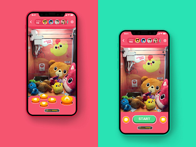 Remotely catching toys ui ux 设计