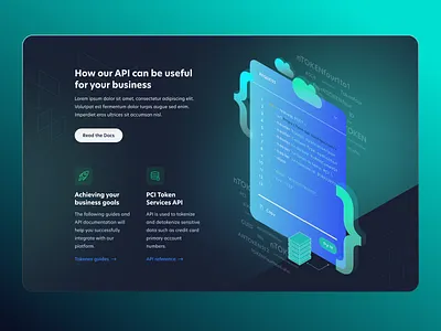 Fintech Landing Page Website Design for Tokenex business website design designer interface landing landing page landingpage page site ui ux web web design web designer web page web site webdesign webpage website website designer