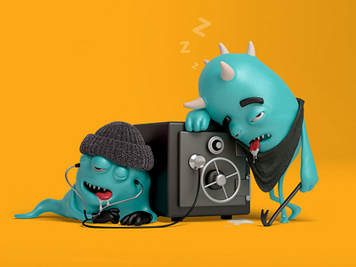 Malwares branding character cyber data design hightech malware sec security startup technology