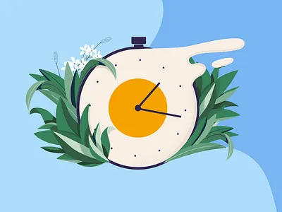time goes by app branding charachter character color design fashion flat graphic illustration illustrator love ui ux vector web