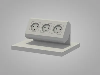 Power strip 2019 cinema 4d clay clay render clayrender clean power strip simple