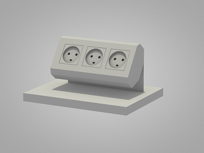 Power strip 2019 cinema 4d clay clay render clayrender clean power strip simple
