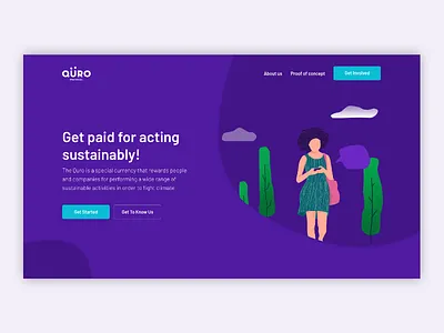 Quro website design clean landing page landing page concept ui uidesign ux