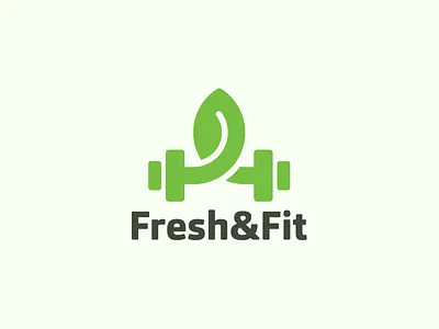 Fresh & Fit fitness gym health leaf nature nutrition weight wellness