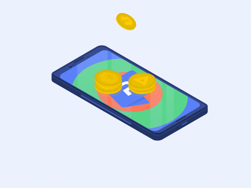 Passfolio trading process 2d 2d animation abstract animation app art crypto crypto trading design explainer gif illustration loop money motion motion design motion graphics style trading vector