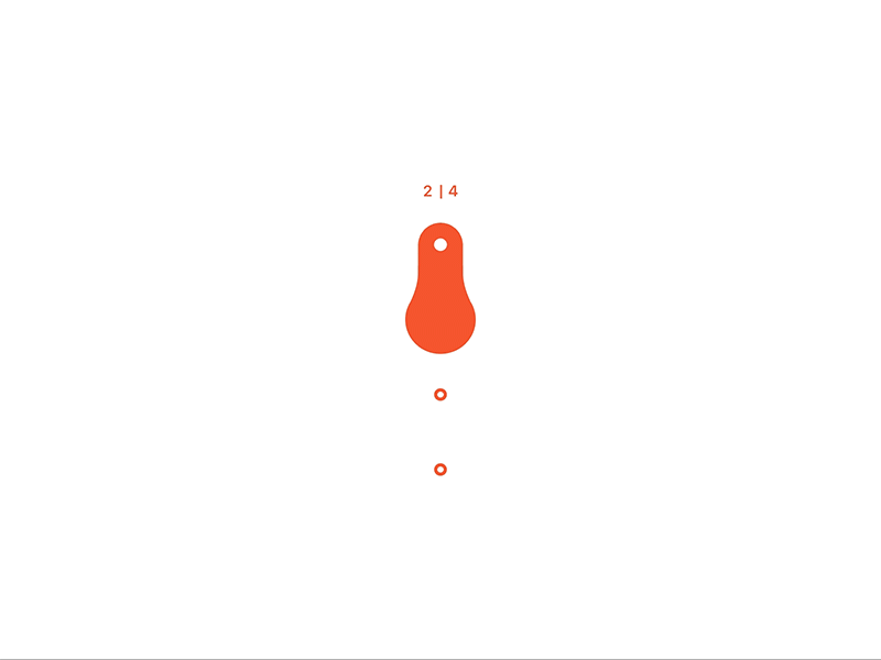 Fluid UI animation app carousel controls drip flat fluid interaction ui ux website