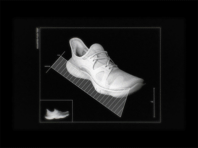 Flex 3d animation c4d gif motion graphics nike shoe
