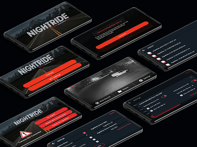 Mobile App for Night Vision Camera android app design iot mobile ui ux