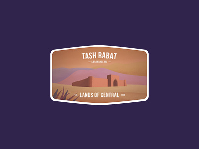 Tash Rabat logo adobeillustator art branding design graphic design graphic design illustration illustrator kyrgyzstan logo vector