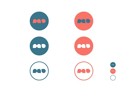 M B Personnal Monogram b blue brand branding concept design flat logo logodesign m minimalist monogram monogram logo orange palette pantone portfolio process rebrand redesign