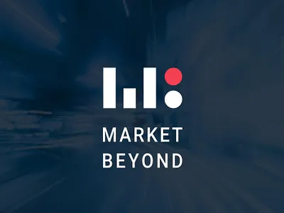 Market Beyond branding brand branding design hello. icon logo typography vector