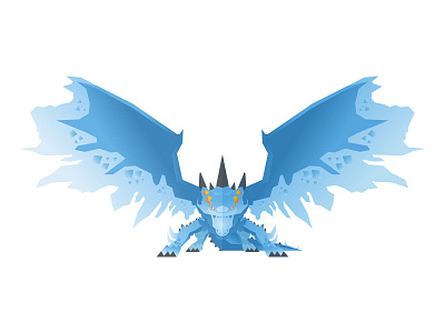 Xeno'jiiva Monster Hunter design dribbble dribble flat design hello dribbble illustration mh monster hunter vector xenojiiva