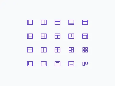 Layout Icons 24px design icon icons icons design icons pack icons set outline outline icon ui ux