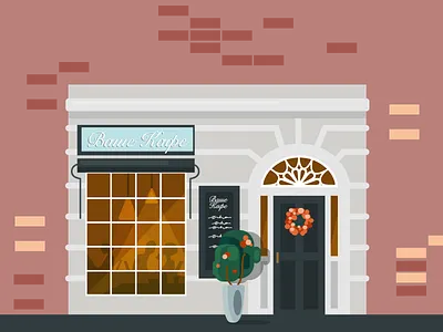 Cafe building cafe illustrator vector