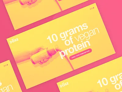 Daily UI – 003 Landing Page daily ui dailyui dailyui 003 gradient hero banner juice landing page smoothie web design