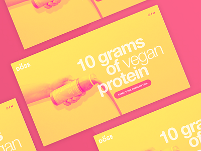 Daily UI – 003 Landing Page daily ui dailyui dailyui 003 gradient hero banner juice landing page smoothie web design