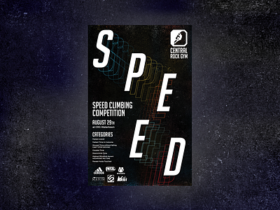 Speed Climbing Competition climber climbing competition fast poster rock climbing speed