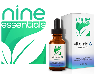 Nine Essentials branding design logo