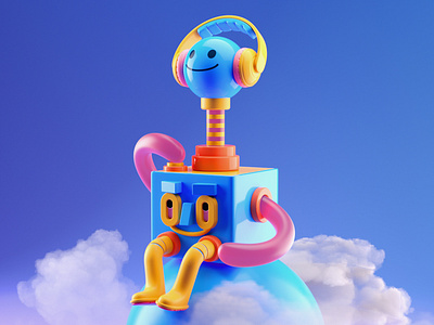 CONTROL 3d c4d character control illustration octane persona render vector