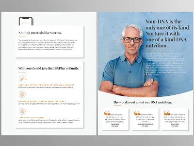 LifePharm Brochure booklet branding brochure design business brochure design concept food brochure modern brochure