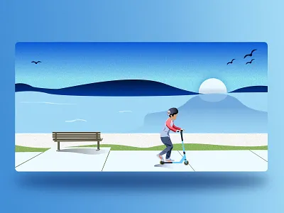 Spring Holiday !! designs illustration illustrator spring break spring holiday ui web design