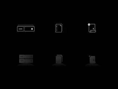 Empty States android black branding design digital financial fintech icon iconography illustration ios mobile trading ui vector white