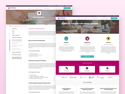 Redesign of Strego - Webdesign Part 2 blog design digital flat icon interface minimal mobile pattern sketch ui ui design user inteface ux vector web web design webdesign website