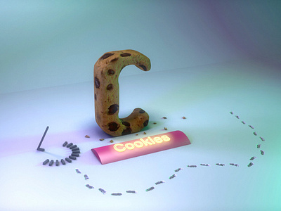 C - 36daysoftype 36days 36days c c cookies letter ui ux