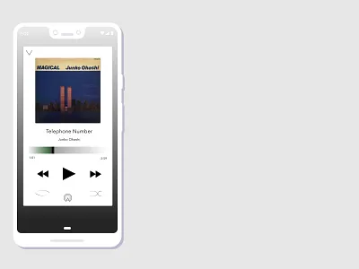 Music Player Interface design music player app music player ui sketch ui ui design ui design challenge