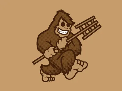 Squatch Brewing beer bigfoot brewer brewery classic logo design graphic design illustration sasquatch sports logo squatch vintage logo