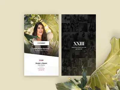 Instagram Story - Giveaway branding cards giveaway instagram mestre model photography social media story xxiii
