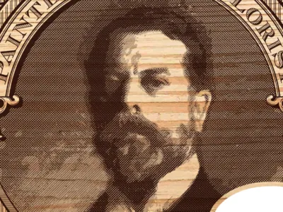 Sargent Palette Design flourish illustration lettering typography vector vintage