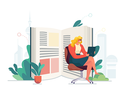 Read illistration ui 插画 设计