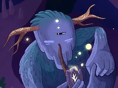 personal project illustration vol3 2d character doodle illustration nature photoshop