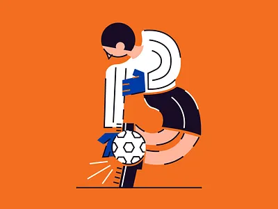 B for #36daysoftype 36daysoftype football goalkeeper letter b soccer