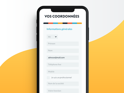 Contact page - Mobile Webdesign concept connect design digital flat graphic design interface minimal mobile mobile design pattern responsive sketch ui ux vector web web design webdesign website