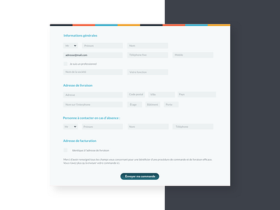 Contact Page - Le Metalist concept connect design digital flat graphic design illustrator information informations interface minimal pattern sketch ui ux vector web web design webdesign website
