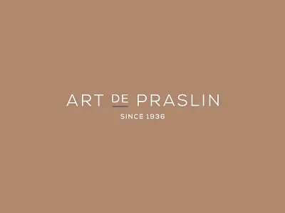 Art De Praslin branding design logo type typography vector