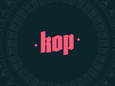 Kop Logo bar branding design logo