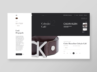 Leather CK Buckle Belt I Webstore (Belt_02) buckle belt calvin klein design leather minimal web website webstore