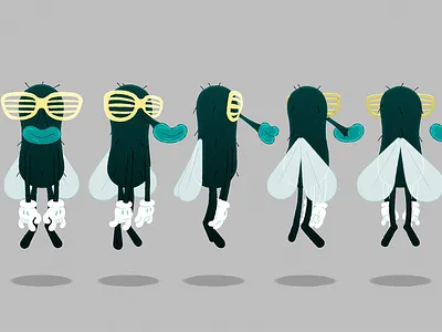 Tv series character turntable character character design color fly glasses hands mouth turntable tv series