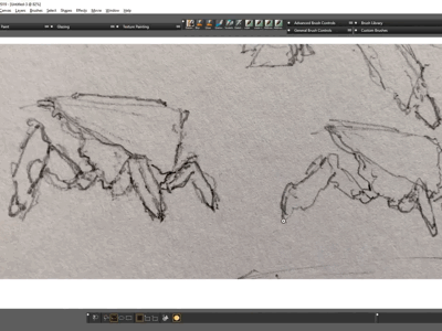 Marchofrobots 2019 - Mech 3 (process) conceptart conceptdesign corelpainter digitalpainting marchofrobots mech robots wacom