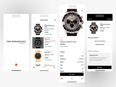 Crafting an Exclusive Digital Boutique - Native App Design app design branding ui ux