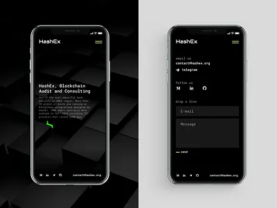 Hashex Mobile 3d 3d animation animation cinema4d clean corporate design grid ui ux web