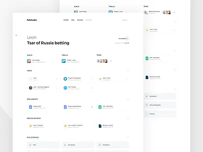 Flatstudio dashboard: Client Summary admin panel blog client dashboard client summary dashboard design dashboard design source file storage flatstudio portfolio project page studio dashboard summary vacancies