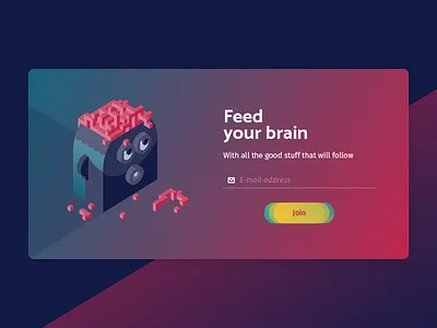Subscribe. brain character e mail email join monocle newsletter subscribe surprise