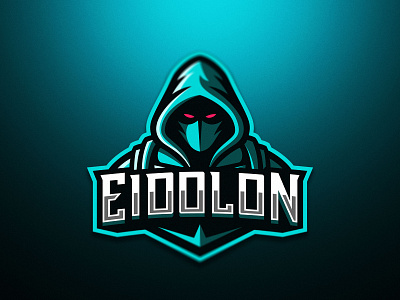 Eidolon Team dmitry krino esport logo esports eye ghost hood hooded krinographics mascot warrior