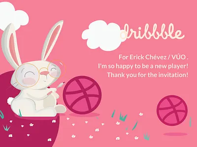 Thanks for invitation hello hello dribbble invite thanksgiving
